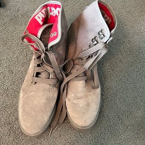 Timberland Gray Combat Boots